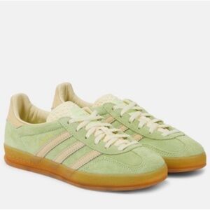 Key Lime Green Adidas Gazelles